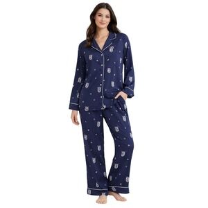 Disney Sleeping Beauty Pajama Set Uniqlo XL Blue Princess PJ Set